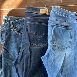 **Jean Bundle** Levi’s -mossimo -Sonoma